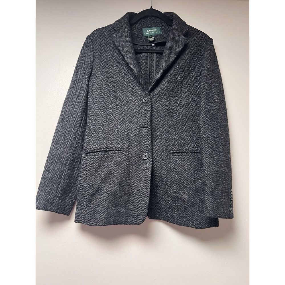 Lauren Ralph Lauren Women's Coat 100% Wool‎ Size 4